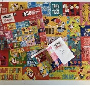 Vintage Kellogg’s 550 Piece Puzzle “Pop Art” Tony The Tiger Toucan Sam